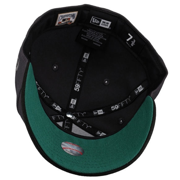 New York Mets 40th Anniversary Graphite/Black Metallic 59Fifty Fitted Hat