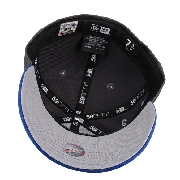 New York Mets Graphite/Blue/Pewter Metallic Shea Stadium 59Fifty Fitted Hat