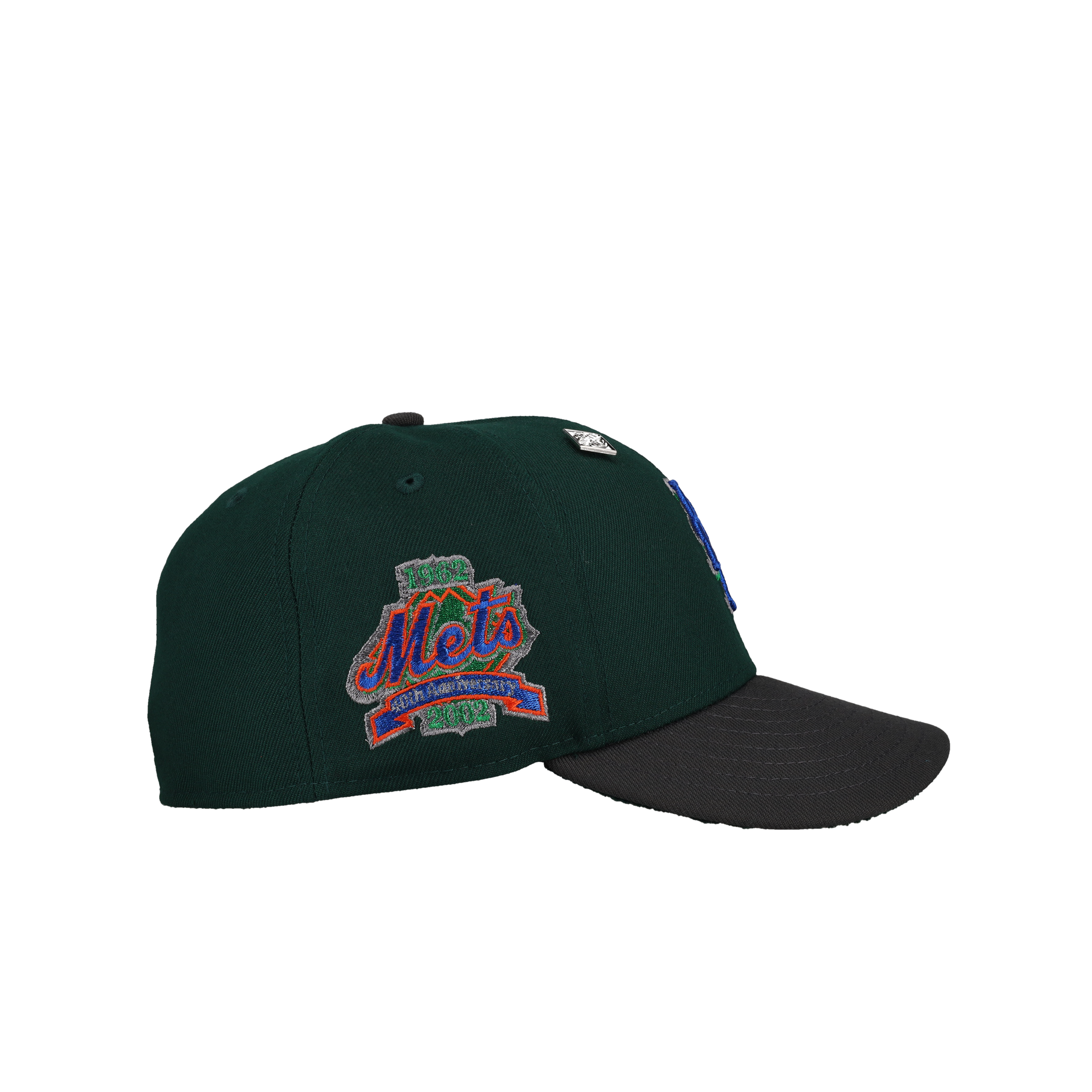 New York Mets 40th Anniversary Dark Green/Graphite Metallic 59Fifty Fitted Hat