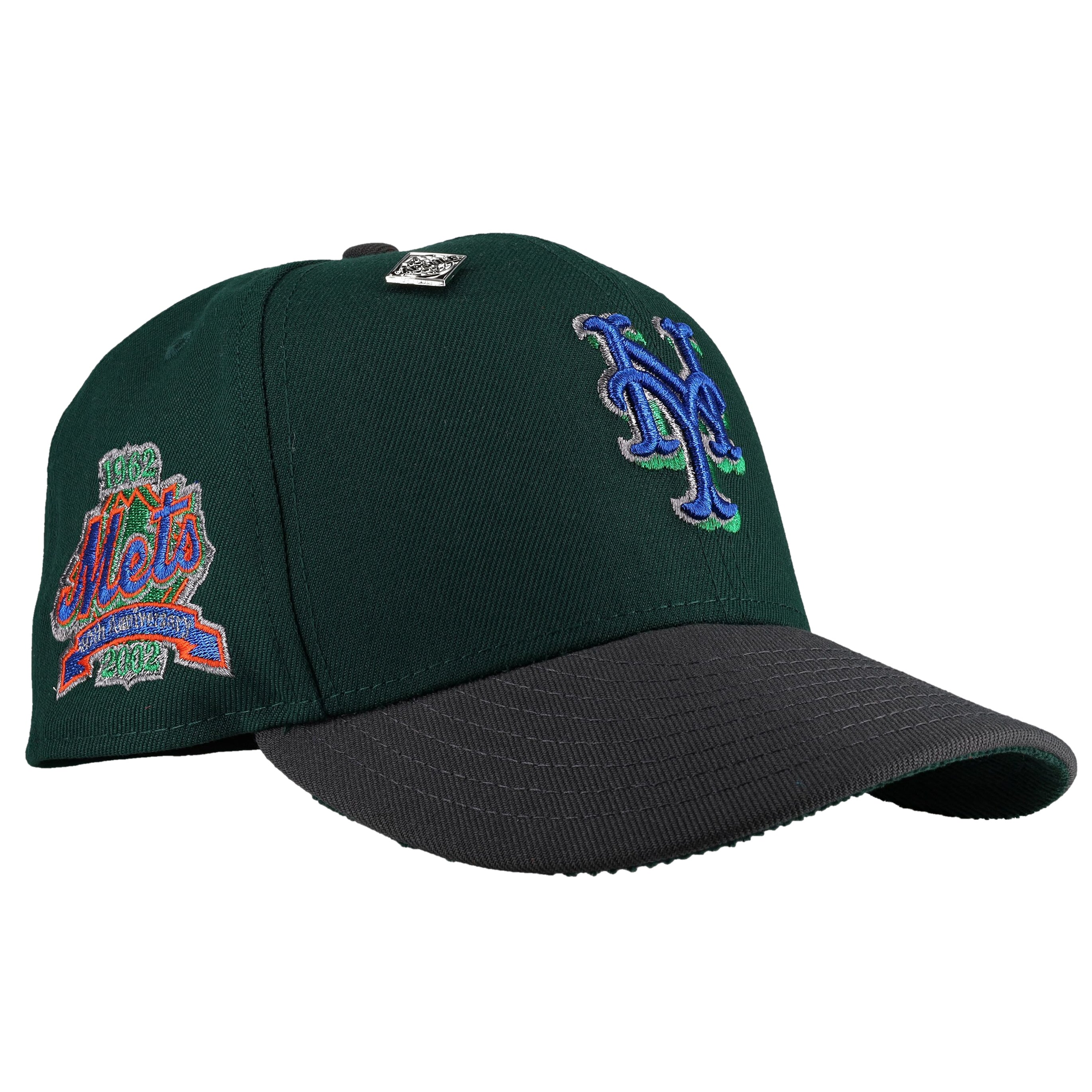 New York Mets 40th Anniversary Dark Green/Graphite Metallic 59Fifty Fitted Hat