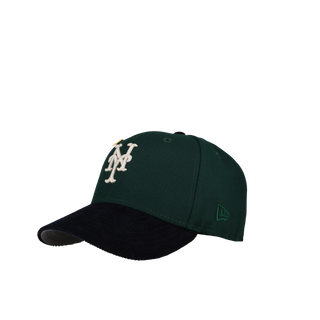 New York Mets 40th Season Green/Navy Corduroy Metallic 59Fifty Fitted Hat