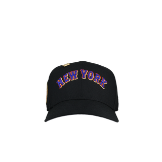 New York Mets 1969 World Series Script Metallic Fitted Hat