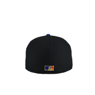 New York Mets 1969 World Series Script Metallic Fitted Hat