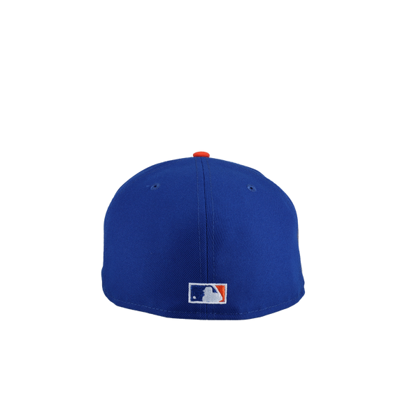 New York Mets Subway Series Blue Metallic Script 59Fifty Fitted Hat