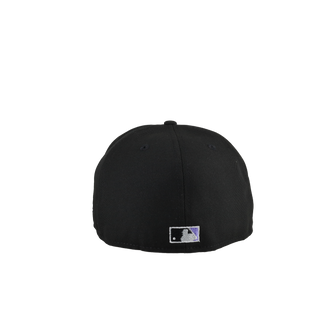 New York Mets 2000 World Series Black/Purple Script 59Fifty Fitted Hat