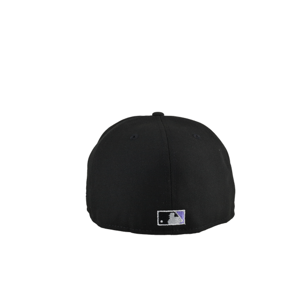 New York Mets 2000 World Series Black/Purple Script 59Fifty Fitted Hat