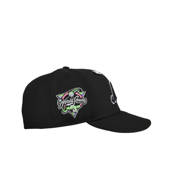 New York Mets 2000 World Series Black/Purple Script 59Fifty Fitted Hat