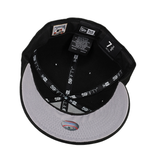 New York Mets 2000 World Series Black/Purple Script 59Fifty Fitted Hat