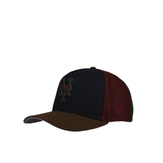 New York Mets Subway Series Pinwheel 9Fifty A Frame Snapback Hat