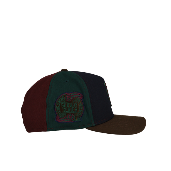 New York Mets Subway Series Pinwheel 9Fifty A Frame Snapback Hat