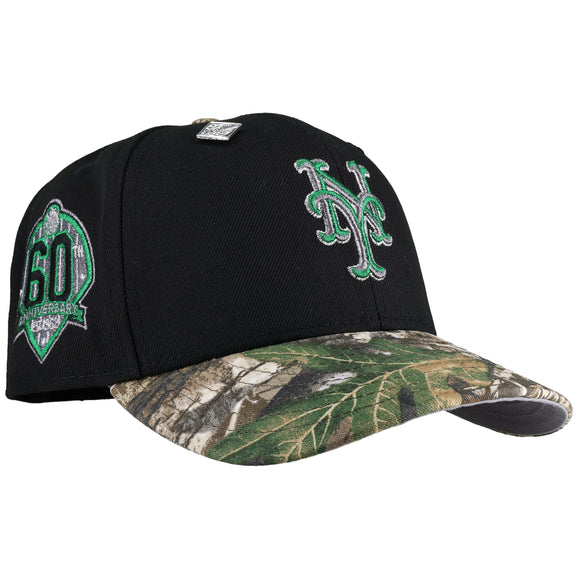 New York Mets 60th Anniversary Realtree Metallic 59Fifty Fitted Hat