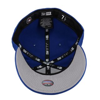New York Mets Subway Series 25th Anniversary Blue Metallic 59Fifty Fitted Hat