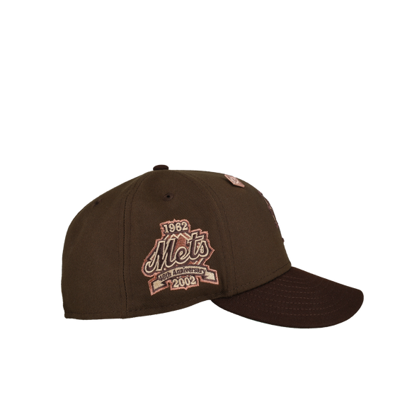 New York Mets 40th Anniversary Two Tone Walnut 59Fifty Fitted Hat