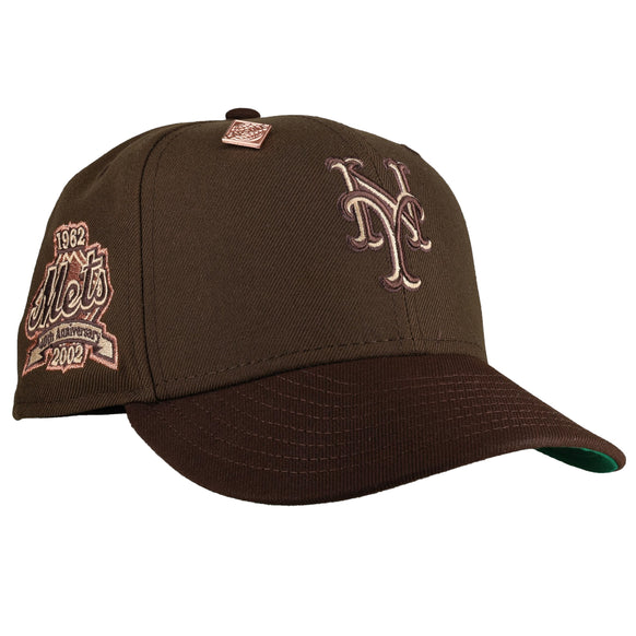 New York Mets 40th Anniversary Two Tone Walnut 59Fifty Fitted Hat