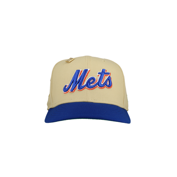 New York Mets Vegas Gold 50th Anniversary 59Fifty Fitted Hat