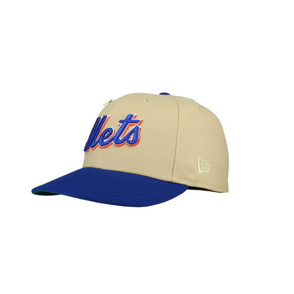 New York Mets Vegas Gold 50th Anniversary 59Fifty Fitted Hat