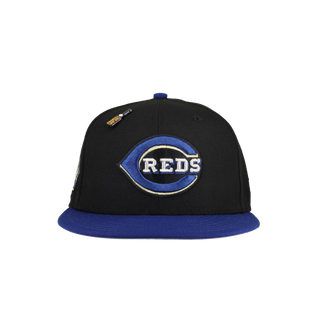 Cincinnati Reds New Years Collection Riverfront Stadium Patch 59Fifty Fitted Hat