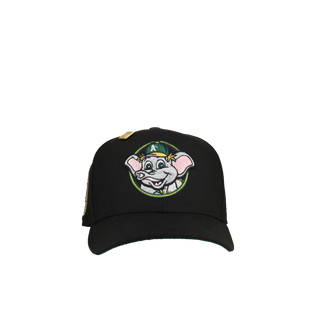 Oakland Athletics 50th Anniversary "Stompers" Black 59Fifty Fitted Hat