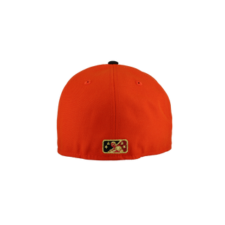 Inland Empire Cherubs California League Orange Metallic 59Fifty Fitted Hat