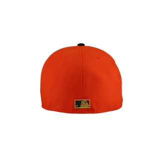 Seattle Mariners 20th Anniversary Orange Metallic 59Fifty Fitted Hat