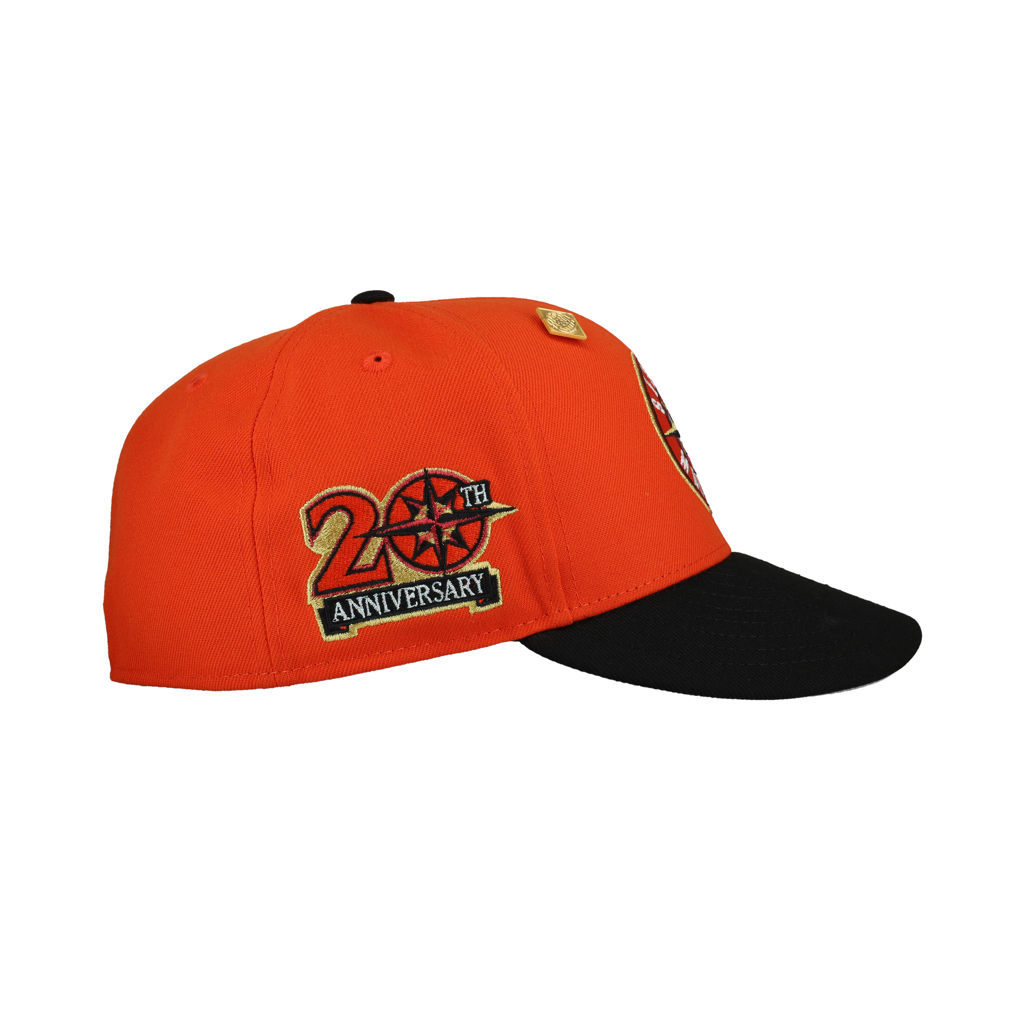 Seattle Mariners 20th Anniversary Orange Metallic 59Fifty Fitted