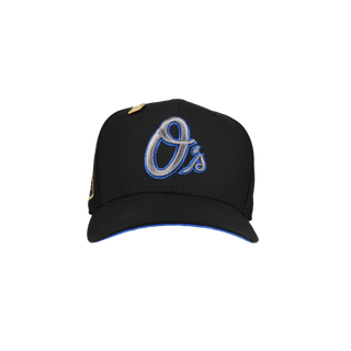 Baltimore Orioles 30th Anniversary Black/Blue Metallic Os 59Fifty Fitted Hat