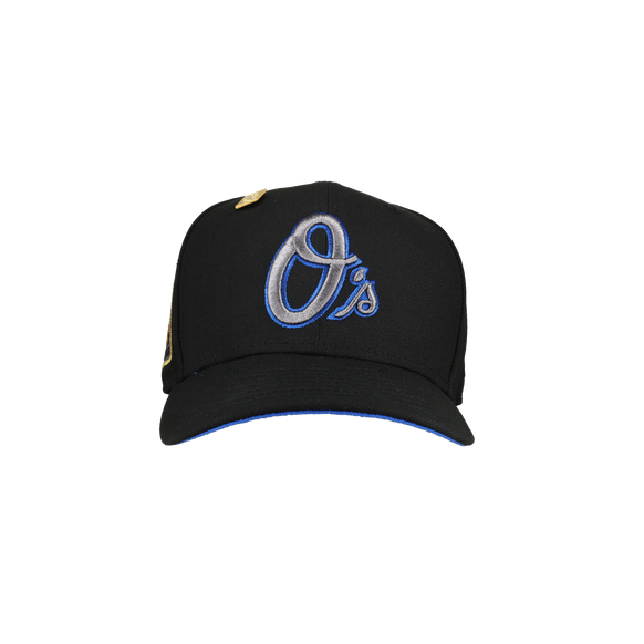 Baltimore Orioles 30th Anniversary Black/Blue Metallic Os 59Fifty Fitted Hat