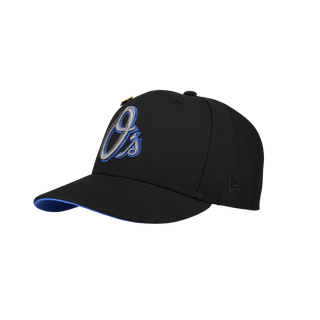 Baltimore Orioles 30th Anniversary Black/Blue Metallic Os 59Fifty Fitted Hat