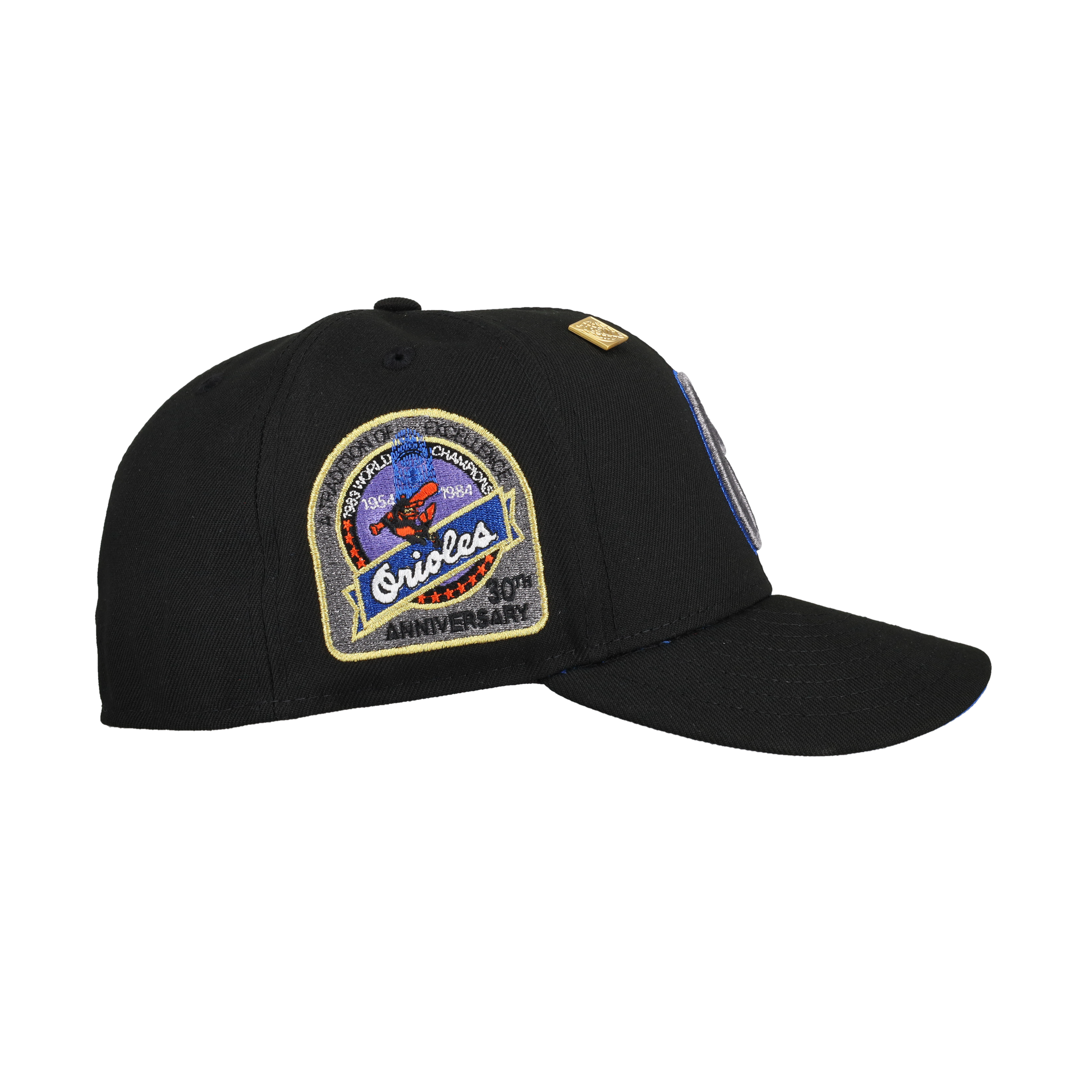 Baltimore Orioles 30th Anniversary Black/Blue Metallic Os 59Fifty Fitted Hat