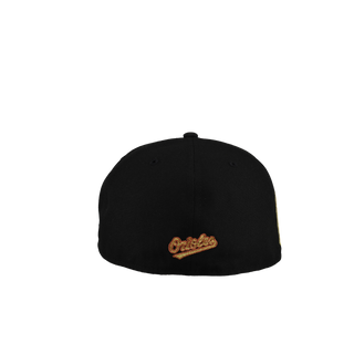 Baltimore Orioles Black Dome 30th Anniversary Celestial Metallic 59Fifty Fitted Hat