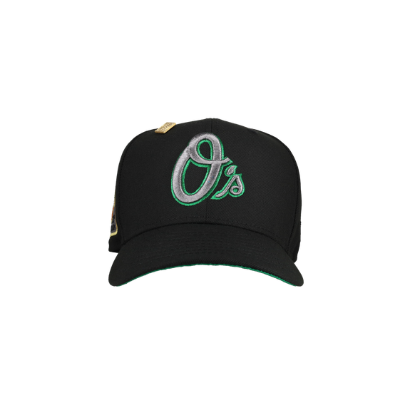 Baltimore Orioles 30th Anniversary Black/Green Metallic Os 59Fifty Fitted Hat