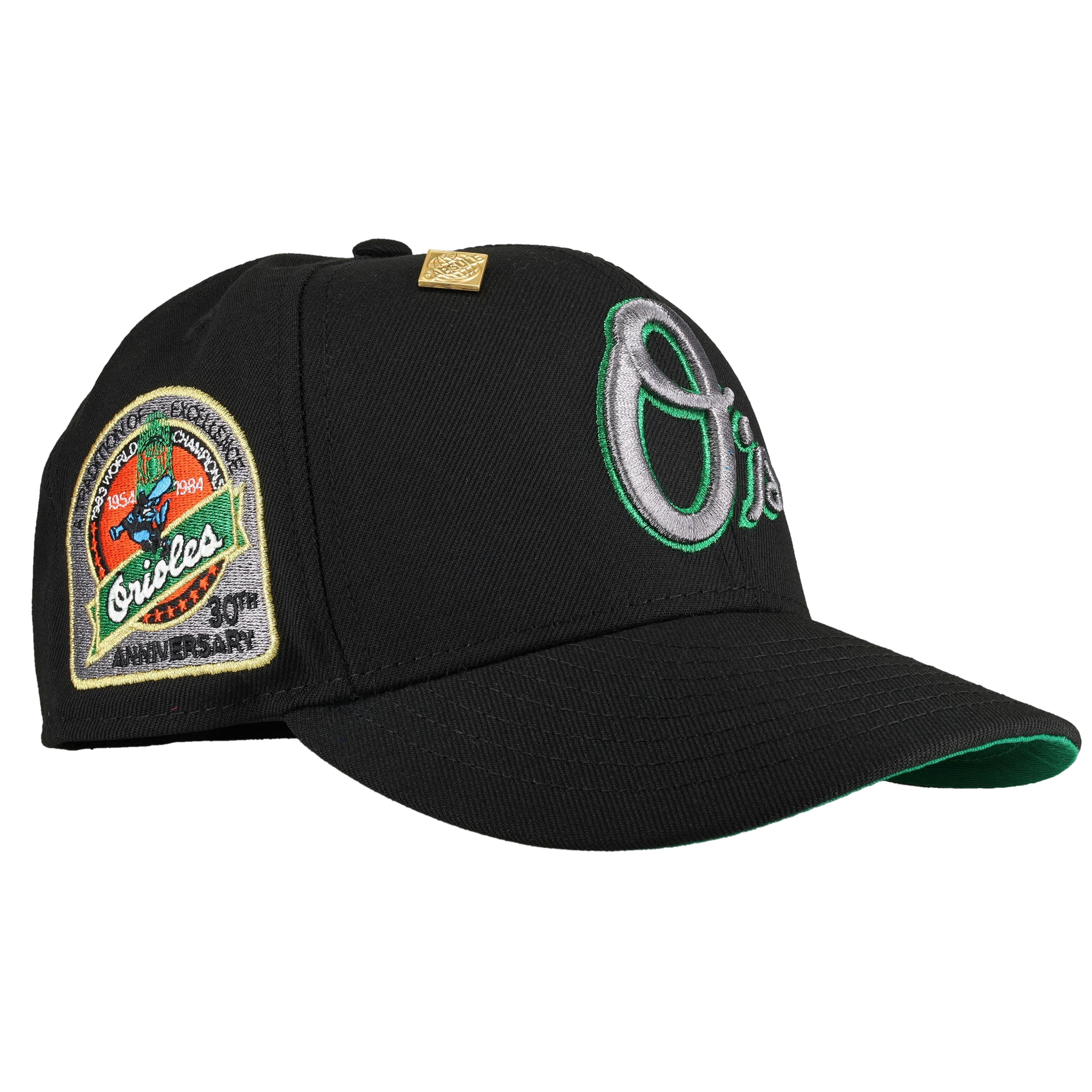 Baltimore Orioles 30th Anniversary Black/Green Metallic Os 59Fifty Fitted Hat