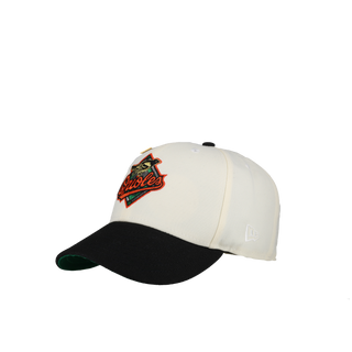 Baltimore Orioles 30th Anniversary Off White/Black Metallic 59Fifty Fitted Hat