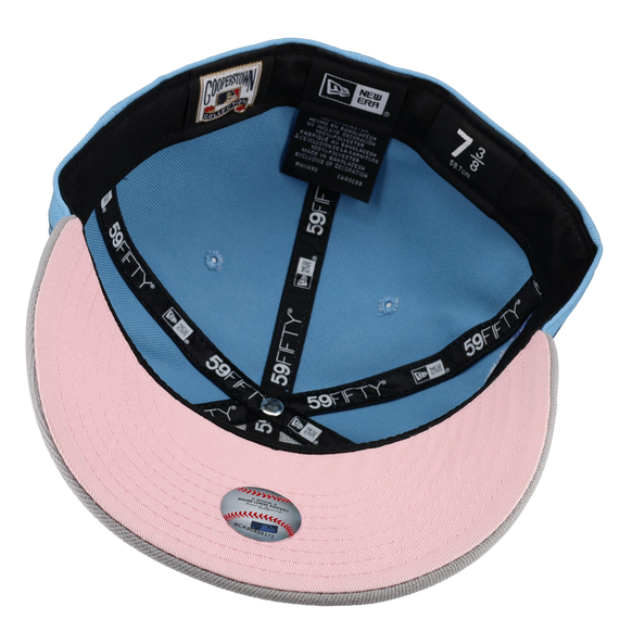 Baltimore Orioles Sky Blue 30th Anniversary Celestial Metallic 59Fifty Fitted Hat