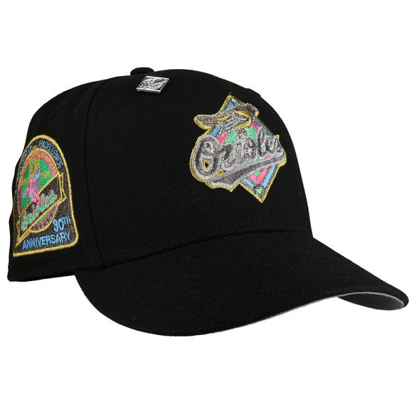 Baltimore Orioles Easter 30th Anniversary Metallic 59Fifty Fitted Hat