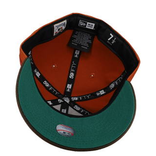 Baltimore Orioles 30th Anniversary Orange Walnut Metallic 59Fifty Fitted Hat