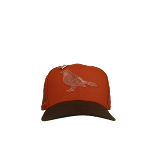 Baltimore Orioles 30th Anniversary Orange Walnut Metallic 59Fifty Fitted Hat