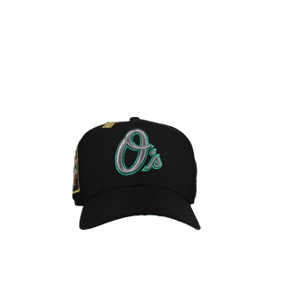 Baltimore Orioles 30th Anniversary Black/Green Metallic Os 59Fifty Fitted Hat (RESTOCK)