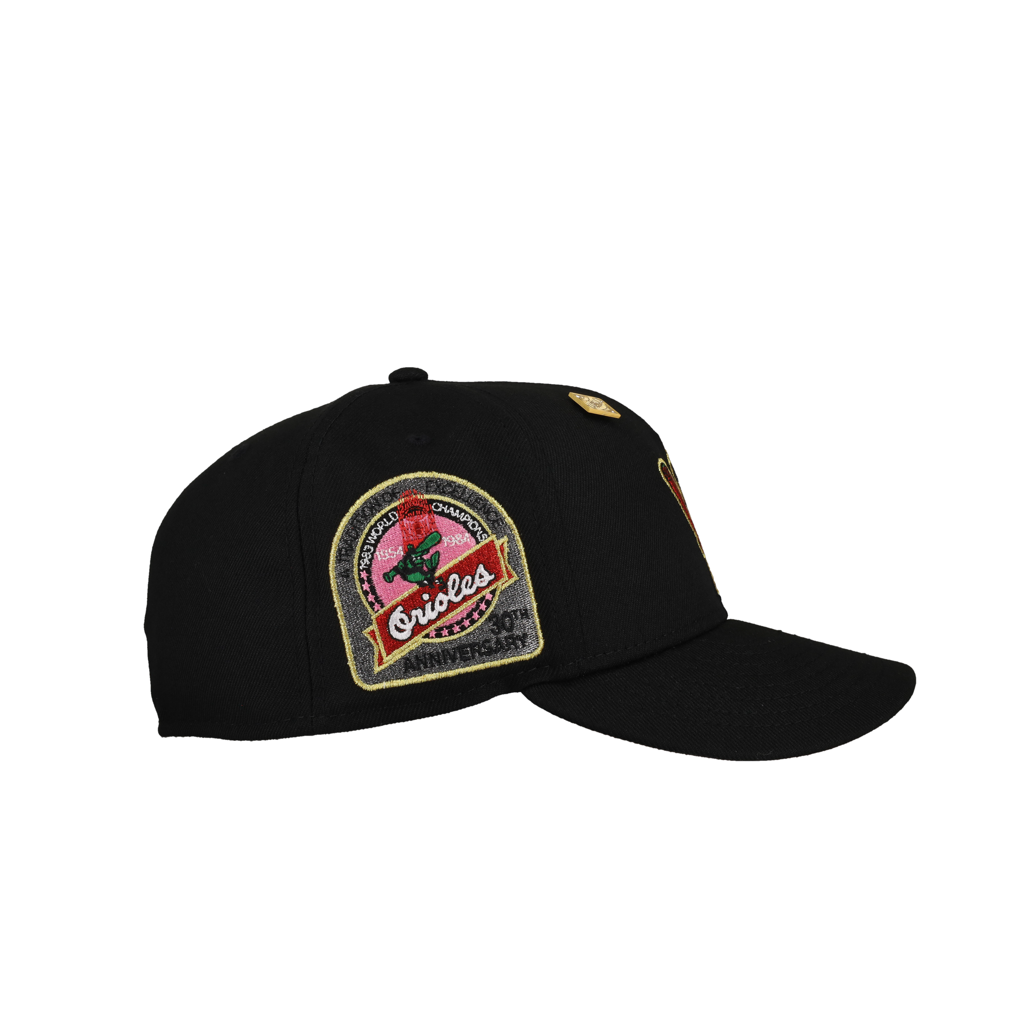 Baltimore Orioles 30th Anniversary Metallic Pinky 59Fifty Fitted Hat