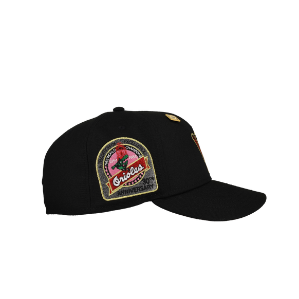 Baltimore Orioles 30th Anniversary Metallic Pinky 59Fifty Fitted Hat