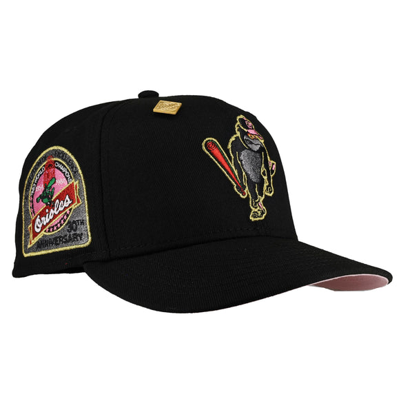 Baltimore Orioles 30th Anniversary Metallic Pinky 59Fifty Fitted Hat