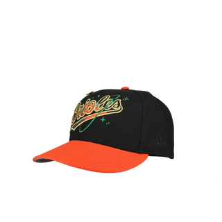 Baltimore Orioles Celestial Orange Black Metallic 59Fifty Fitted Hat