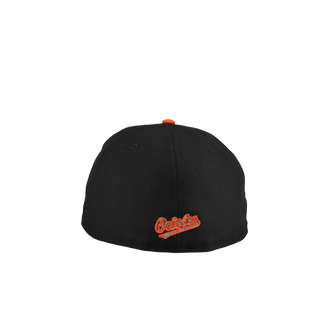 Baltimore Orioles Celestial Orange Black Metallic 59Fifty Fitted Hat