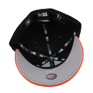 Baltimore Orioles Celestial Orange Black Metallic 59Fifty Fitted Hat
