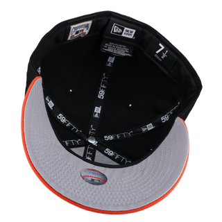 Baltimore Orioles 30th Anniversary Black Orange Metallic 59Fifty Fitted Hat (RESTOCK)