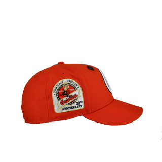 Baltimore Orioles Orange 30th Anniversary Metallic 59Fifty Fitted Hat