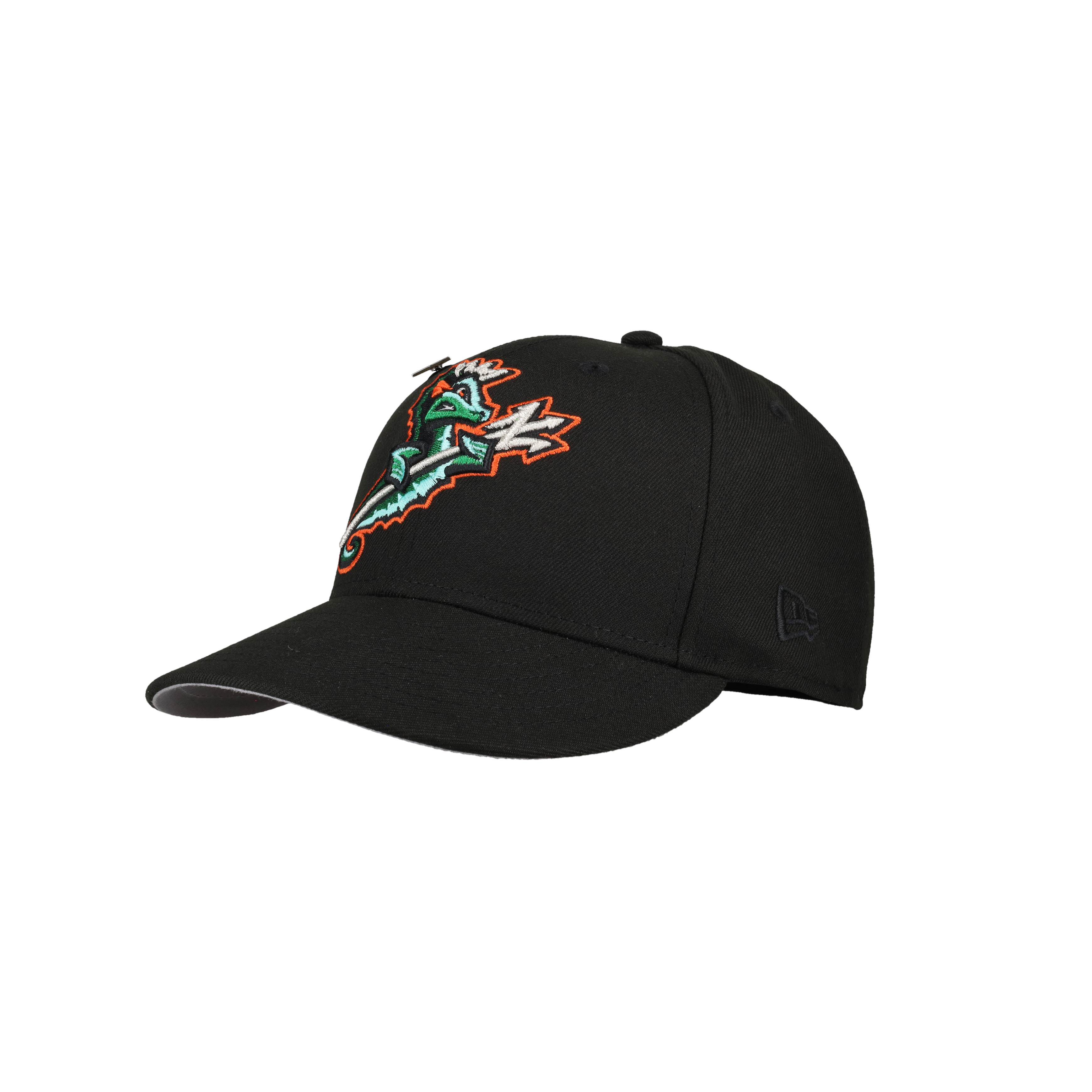 Norfolk Tides X Baltimore Orioles Black Metallic 59Fifty Fitted Hat