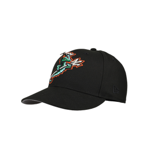 Norfolk Tides X Baltimore Orioles Black Metallic 59Fifty Fitted Hat