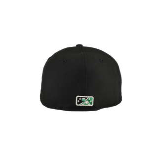 Norfolk Tides X Baltimore Orioles Black Metallic 59Fifty Fitted Hat