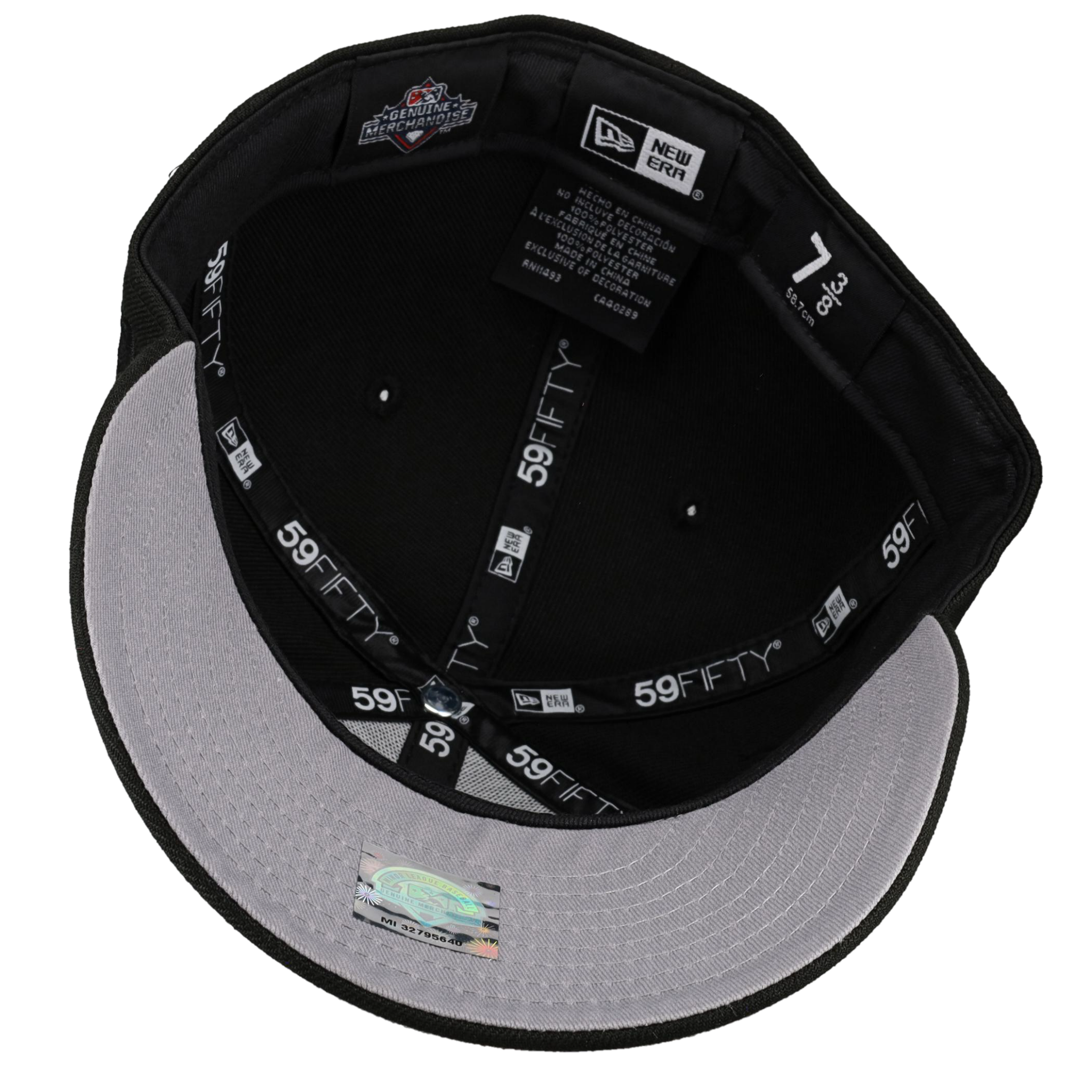 Norfolk Tides X Baltimore Orioles Black Metallic 59Fifty Fitted Hat